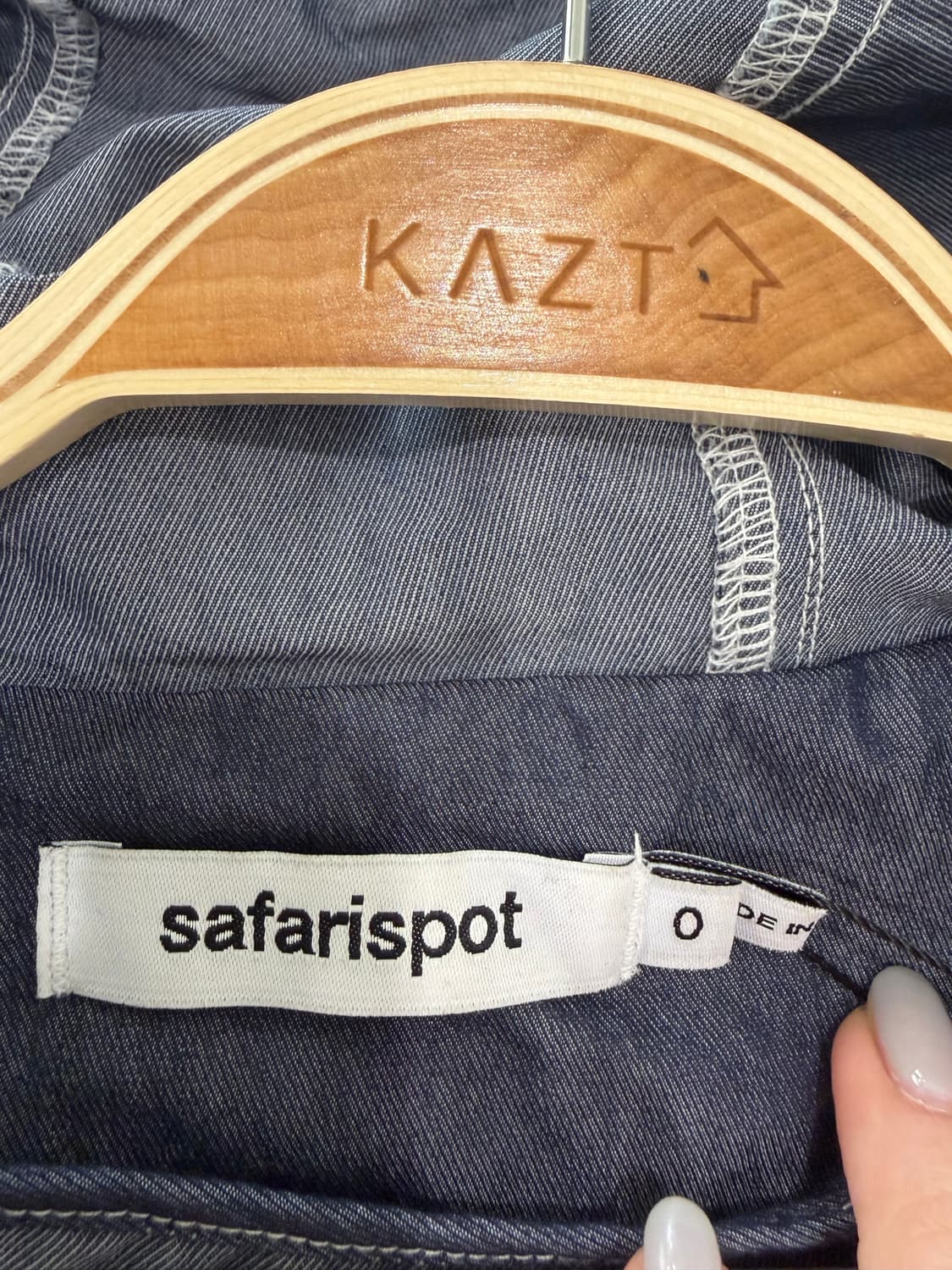 298. 사파리스팟 데님 바람막이 윈드브레이커 자켓  상품이미지3