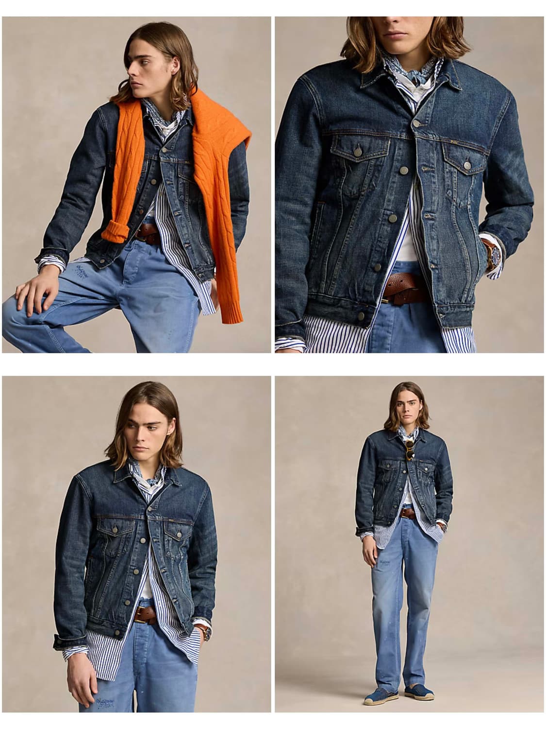 폴로 랄프로렌 이집트 페이드 워싱 데님 트러커 자켓 상품이미지4