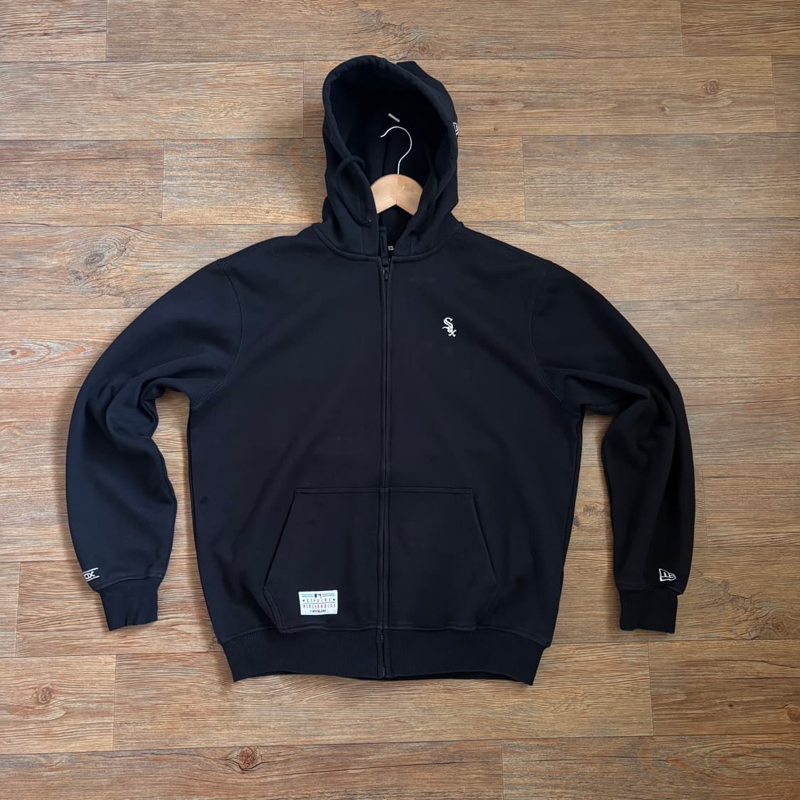 뉴에라 100 후드 집업 점퍼 MLB 시카고 화이트삭스 상품이미지2