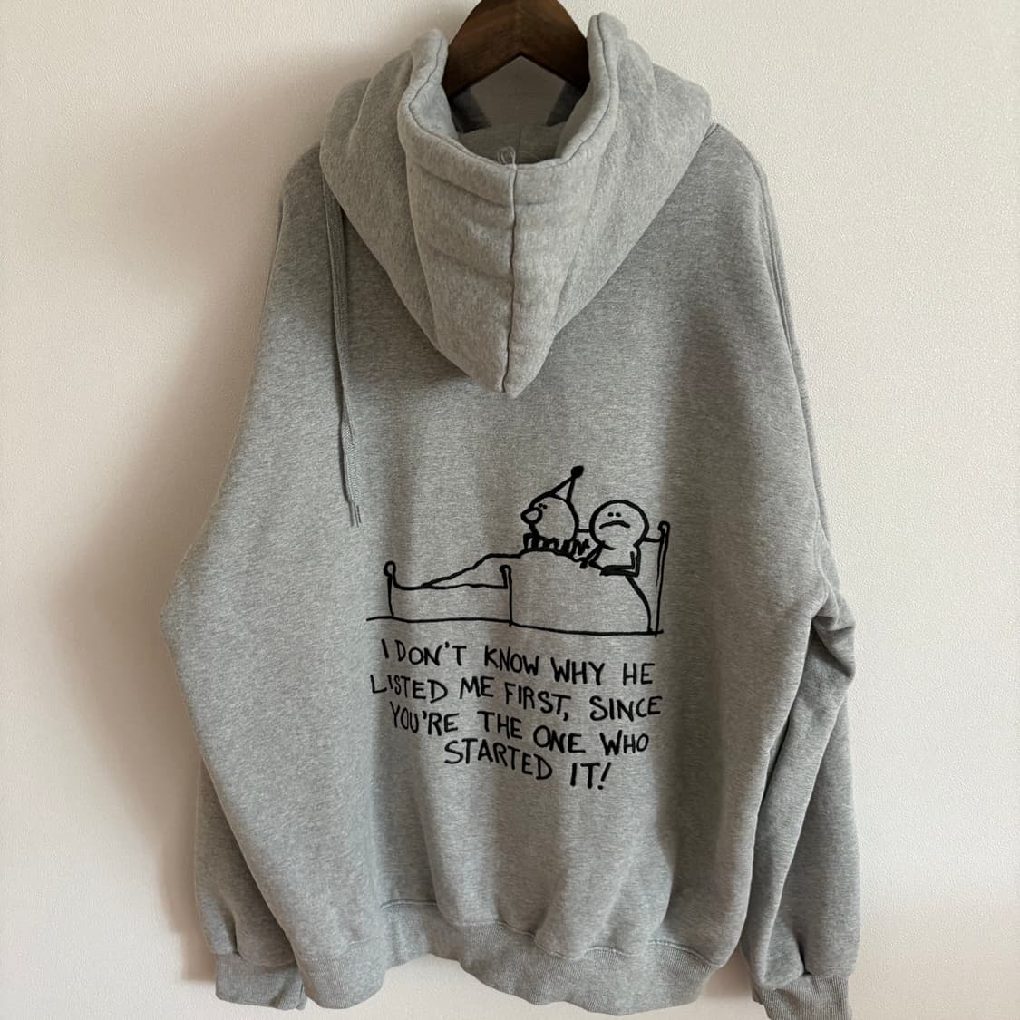 CPGNSTUDIO 회색 후드티 M 상품이미지6