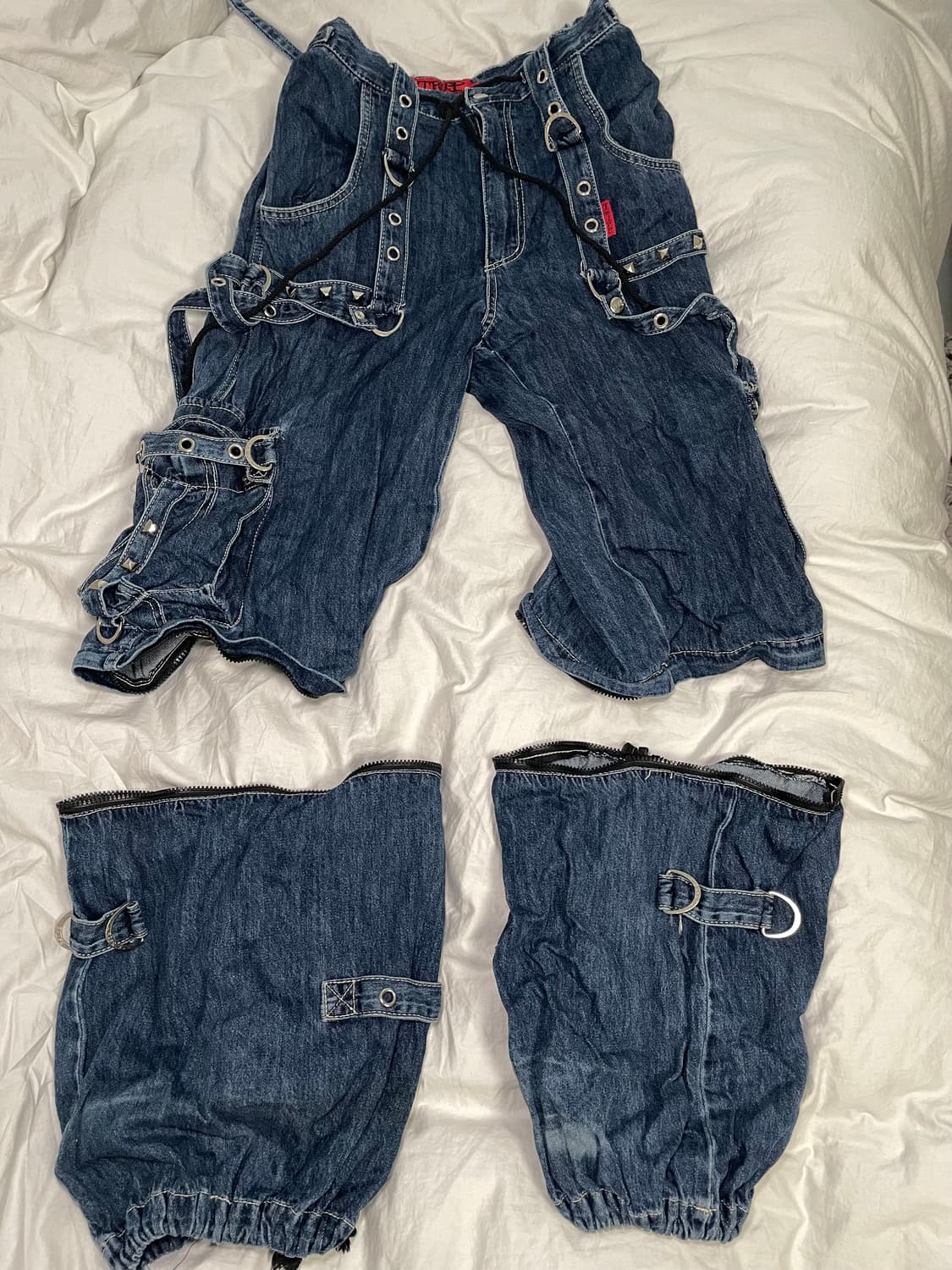 Tripp NYC denim strap pants 트립뉴욕 레이브 청바지 상품이미지4