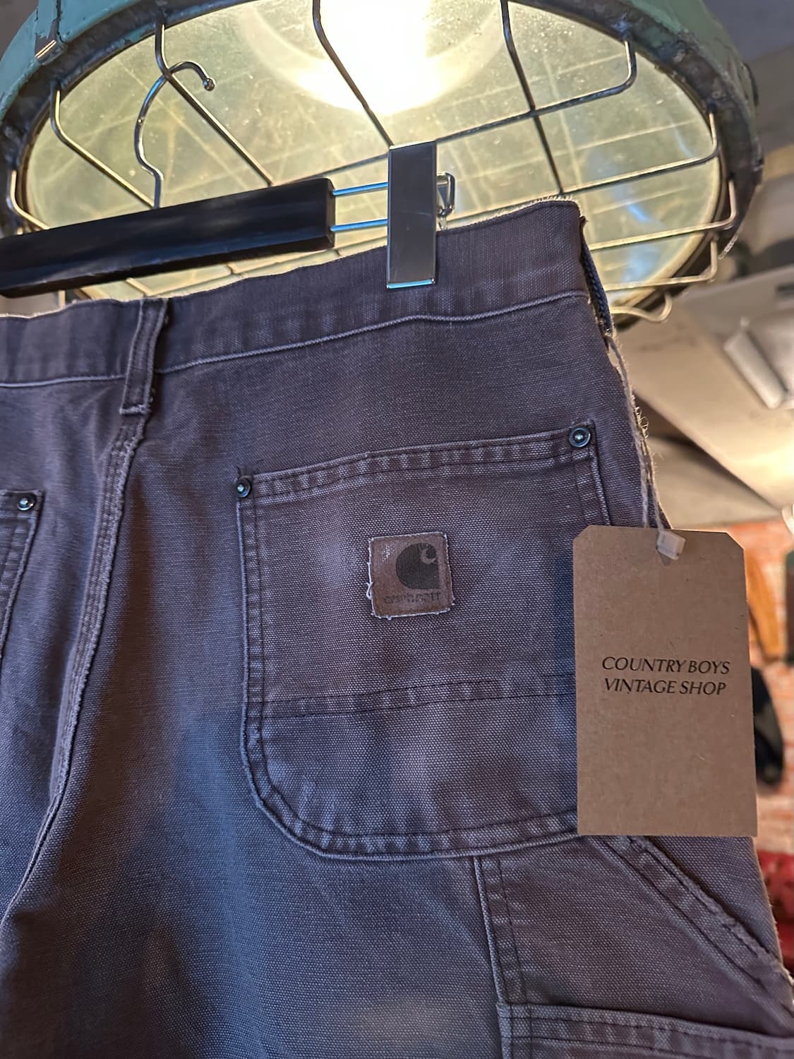 00s 빈티지 칼하트 DKB 캔버스 더블니 워크 팬츠 상품이미지6