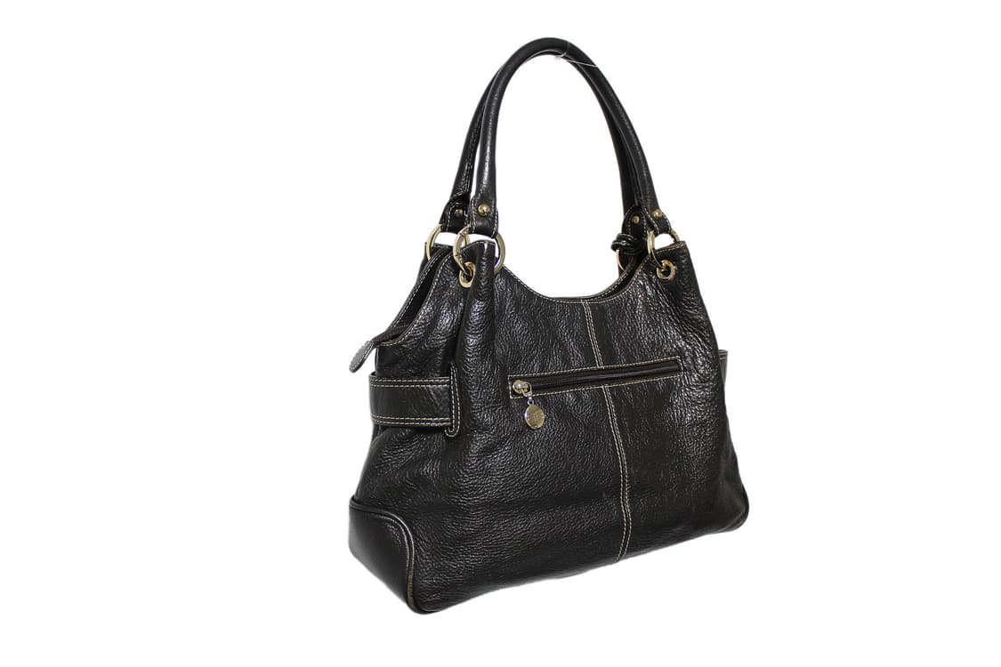 Early2000s BALENCIAGA 발렌시아가 더블 로고 레더 토트백 상품이미지5