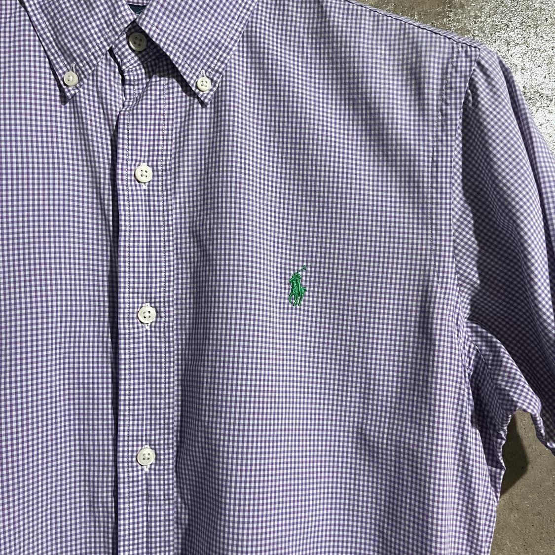 폴로랄프로렌 반팔 체크셔츠 상품이미지2