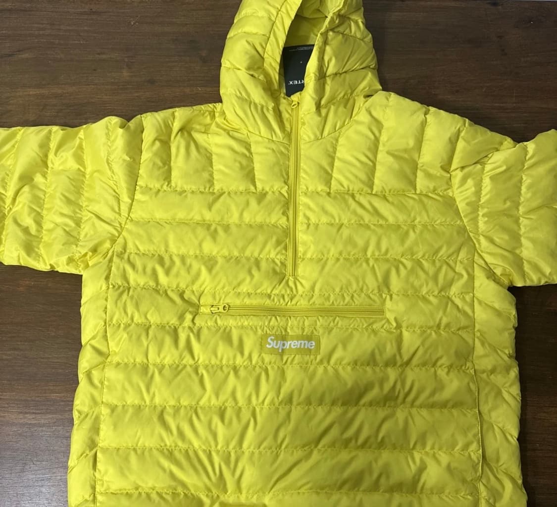 슈프림 마이크로 다운 하프 집 후드 풀오버 에시드 - 20FW 상품이미지1