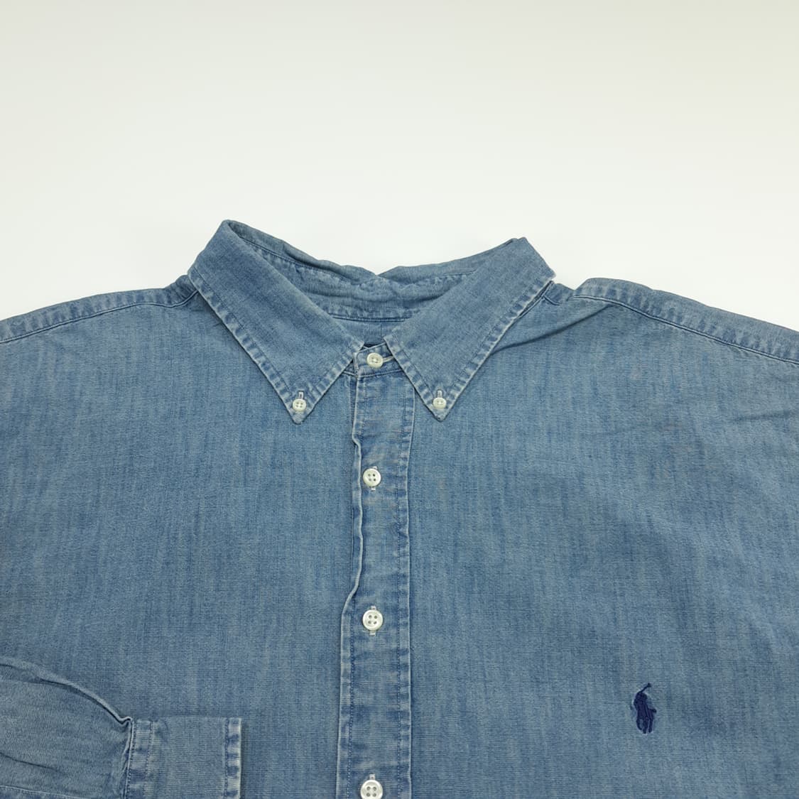 CN689 3XLT 폴로 랄프로렌 라이트데님 긴팔 셔츠 남방 상품이미지3