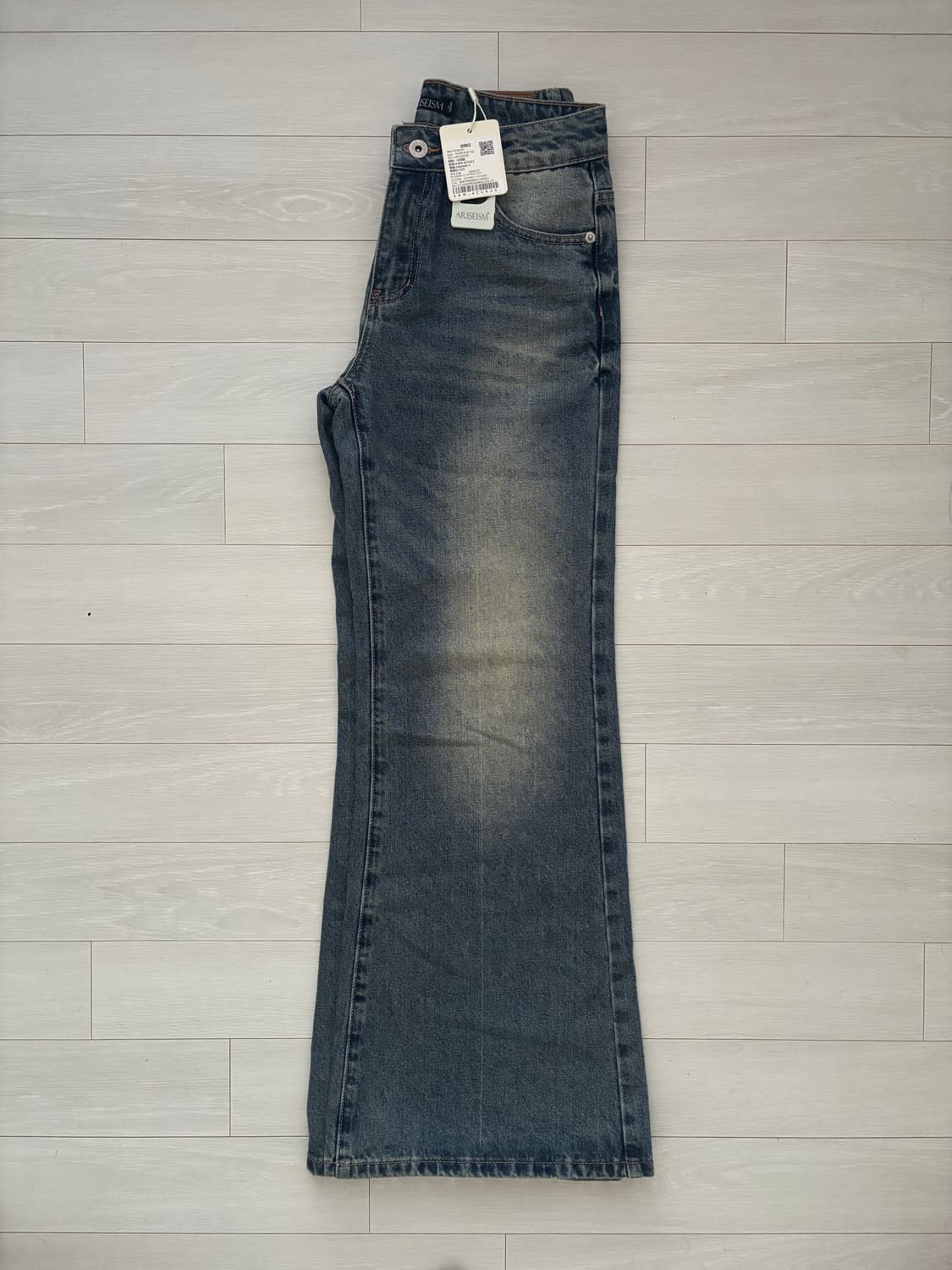 [Ariseism] 새제품 Simona pants 시모나 워싱 와이드 팬 상품이미지3