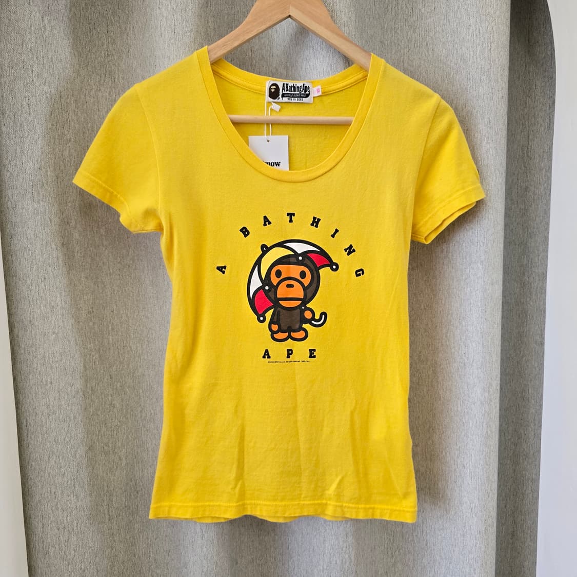 A BATHING APE 베이프 베이비 마일로 여성 반팔 티셔츠 상품이미지1