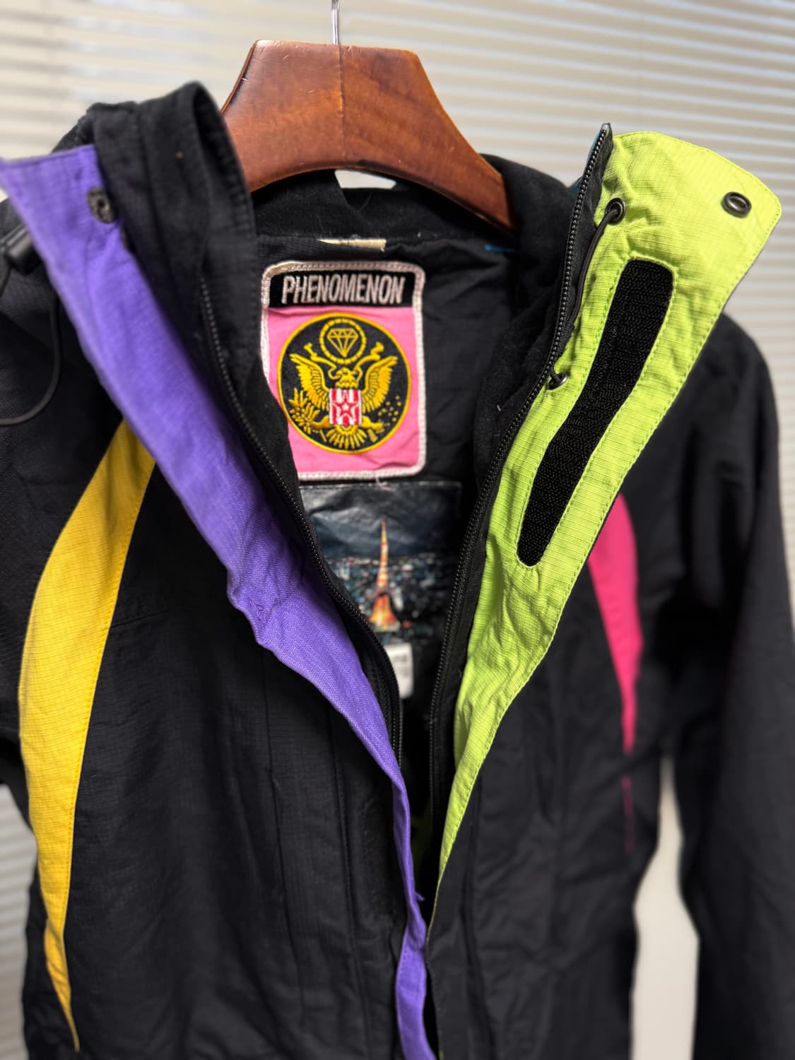 phenomenon 2006 네온 컬러 마룬틴 자켓 상품이미지2