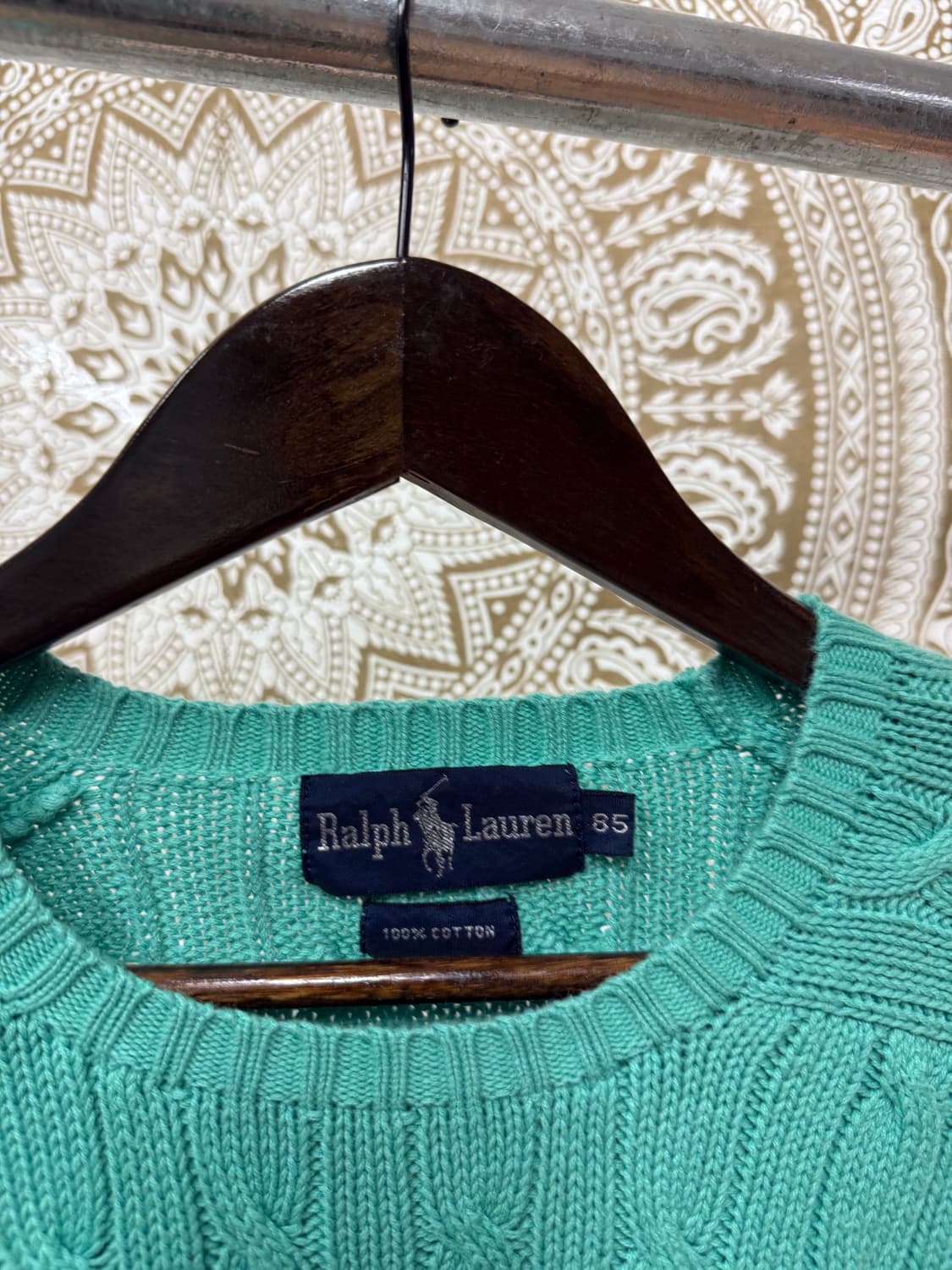폴로 랄프로렌 민트 케이블 니트  상품이미지5