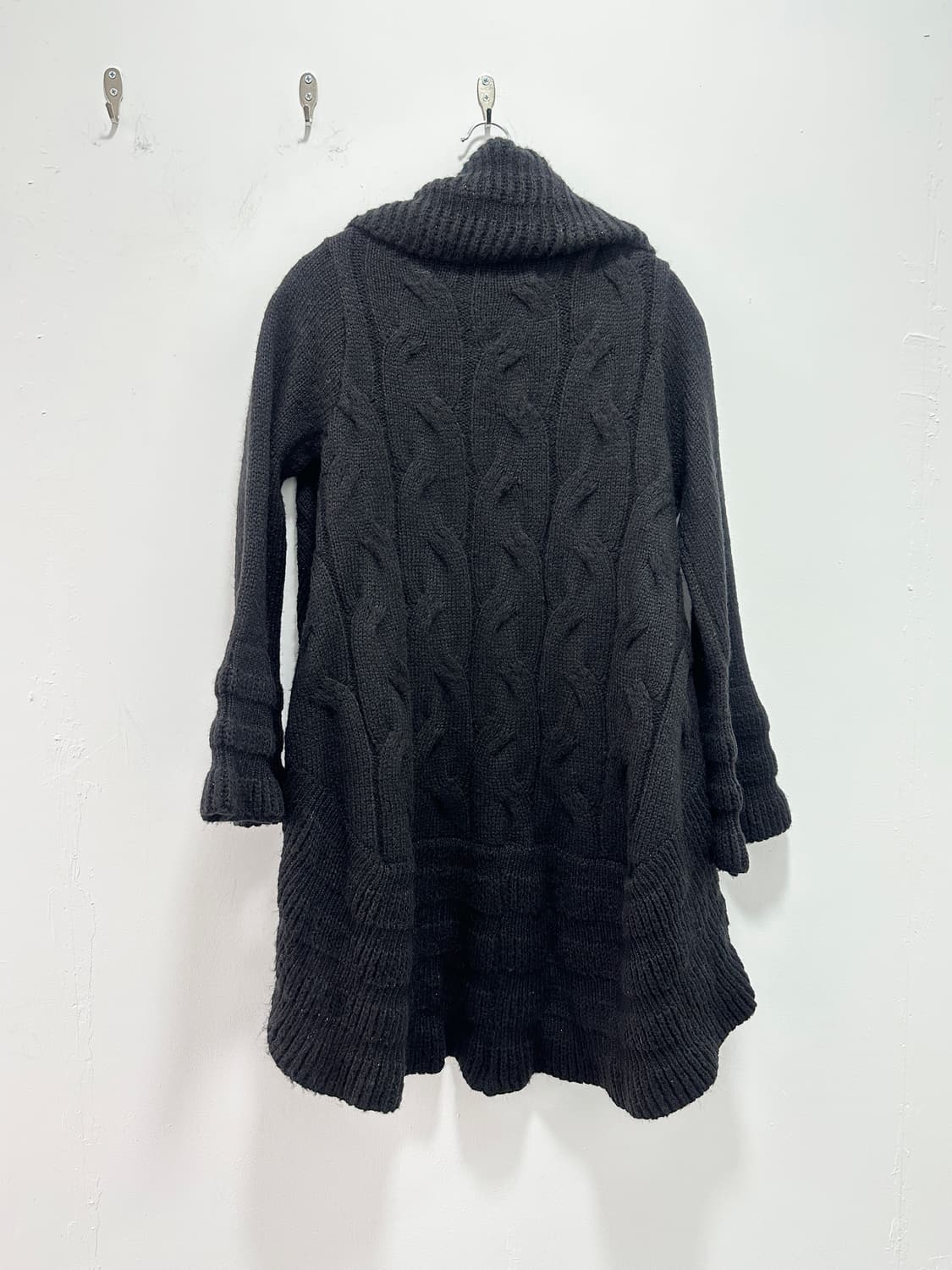 Black fairy grunge flare sleeves drape  상품이미지9