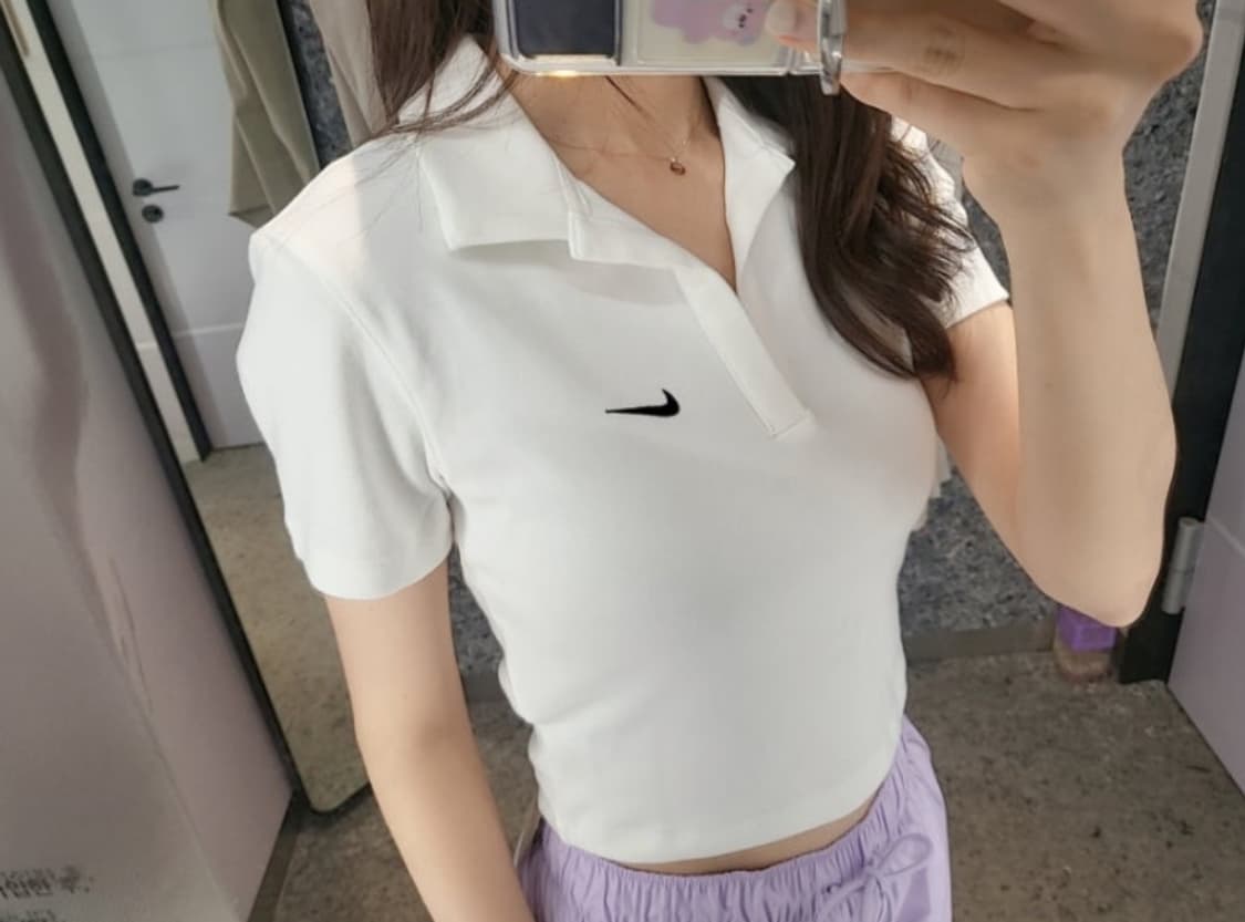 나이키 크롭 반팔티 상품이미지1