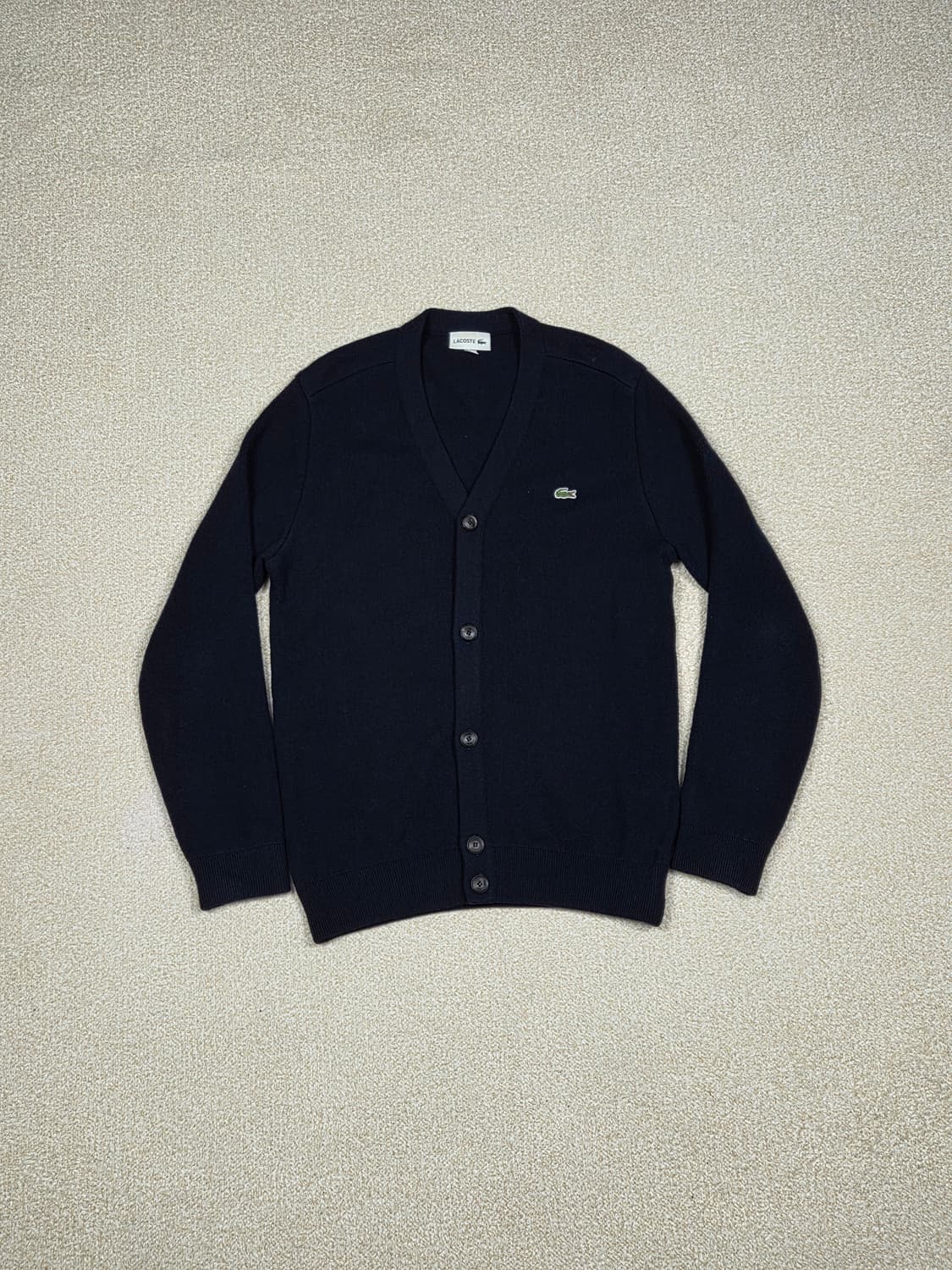 [라코스테] 브이넥 울 가디건 | 00272 상품이미지1