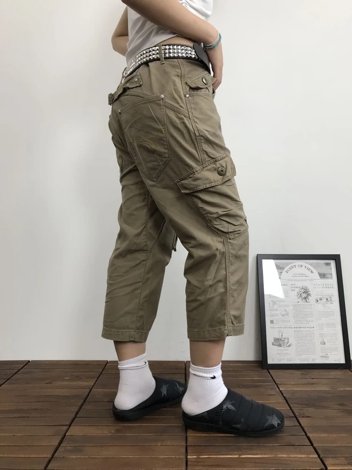 Edwin Cargo Cropped Pants 상품이미지2
