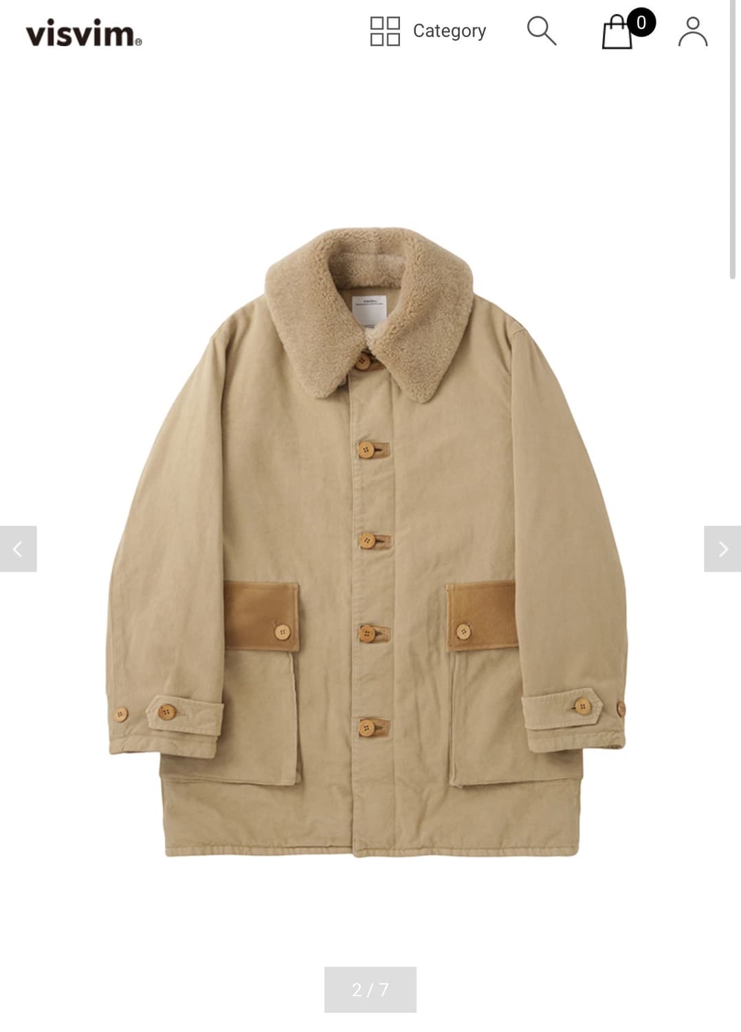 25fw visvim WINFIELD COAT 5size(비즈빔 윈필드) 상품이미지3