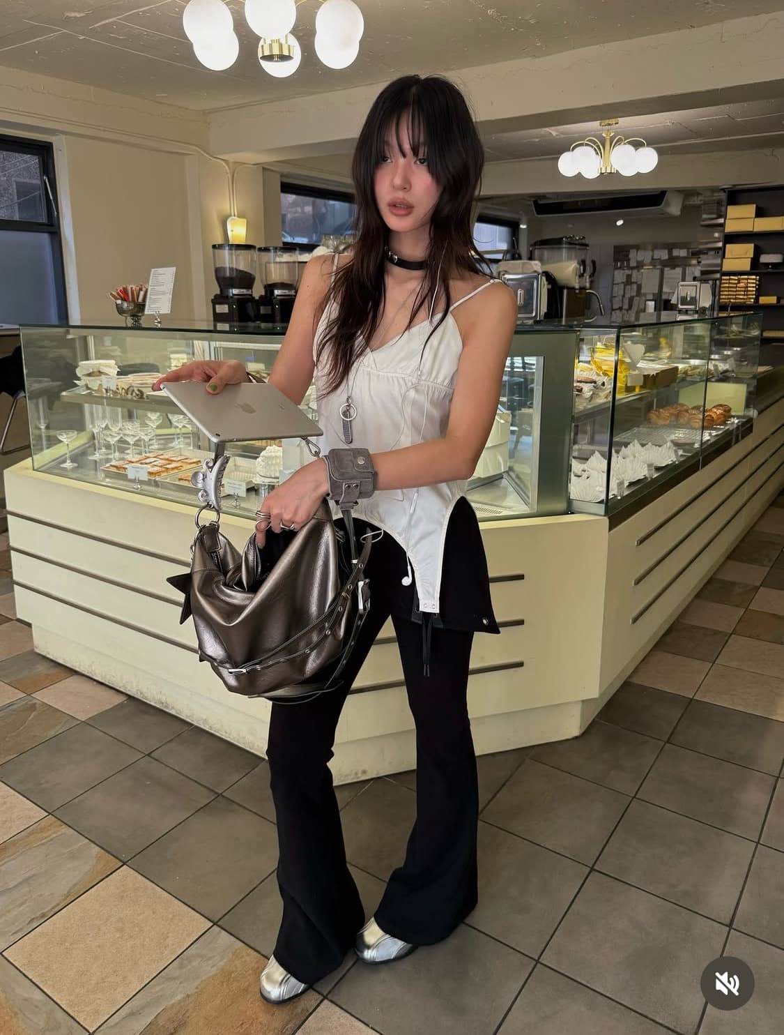 여밈 slouchy bag 메탈 상품이미지3