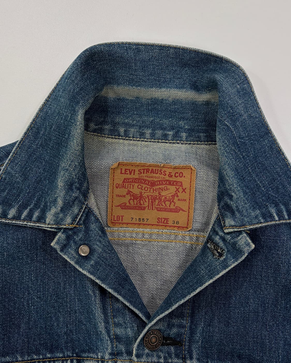 [38]리바이스 90s JPN LVC 3세대 데님 자켓 71557 상품이미지7