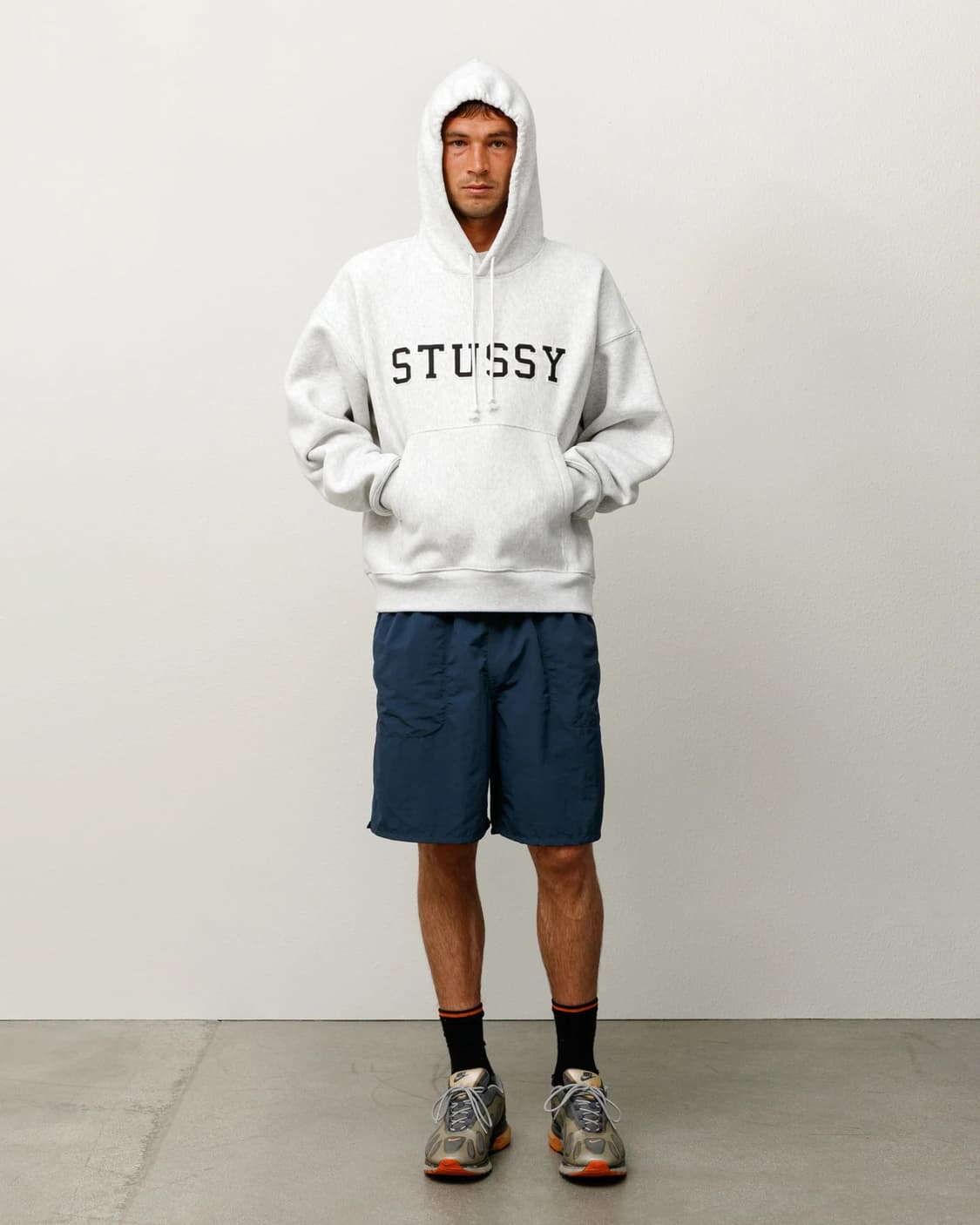 Stussy 펠트 아플리케 후디 M 상품이미지1