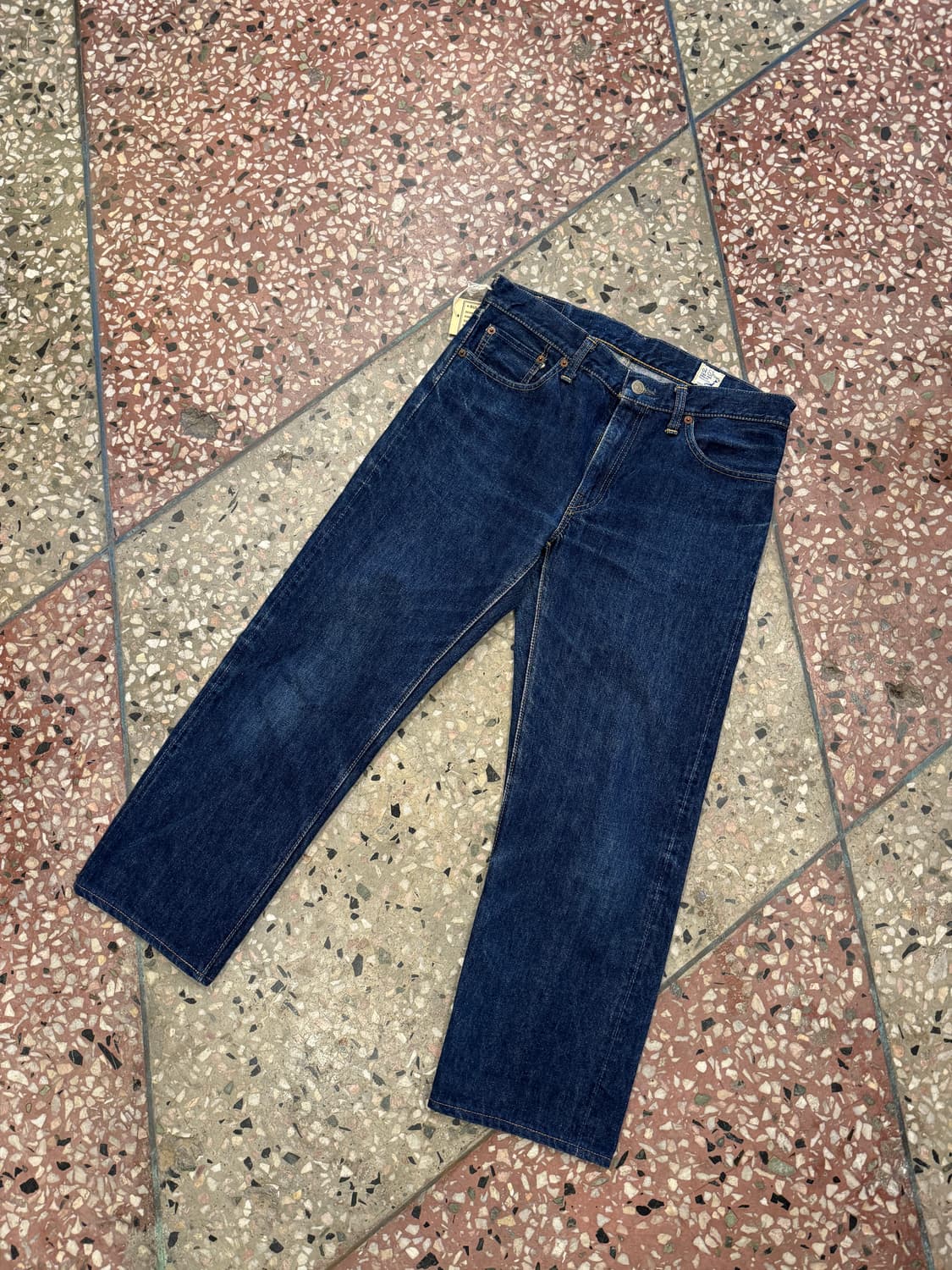 오어슬로우 105 스트레이트 셀비지 데님 (32) 상품이미지1