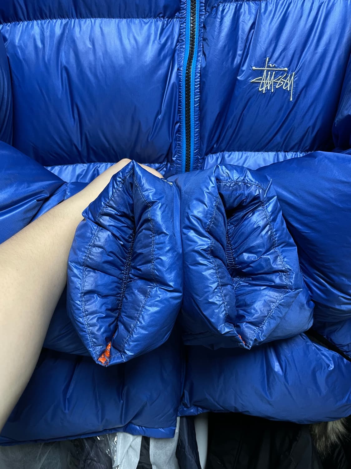 [XXL사이즈] 스투시 마이크로 립스탑 다운 푸퍼 패딩 자켓 상품이미지4