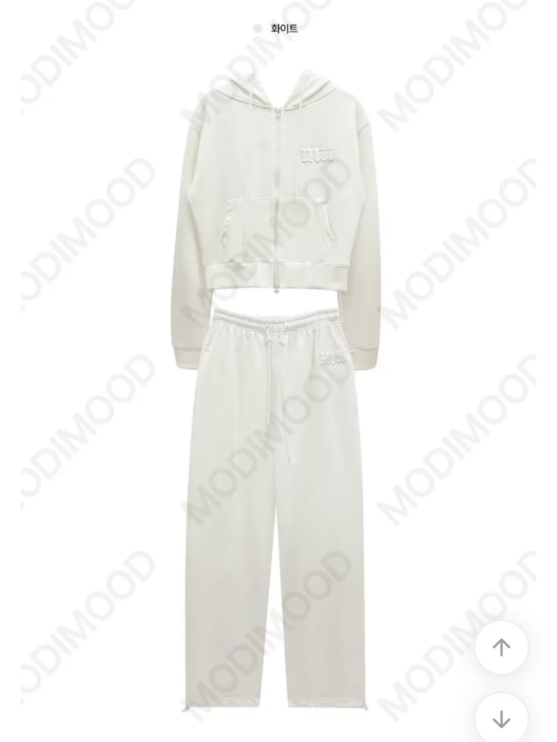 모디무드 엠보 트레이닝 셋업 상품이미지2