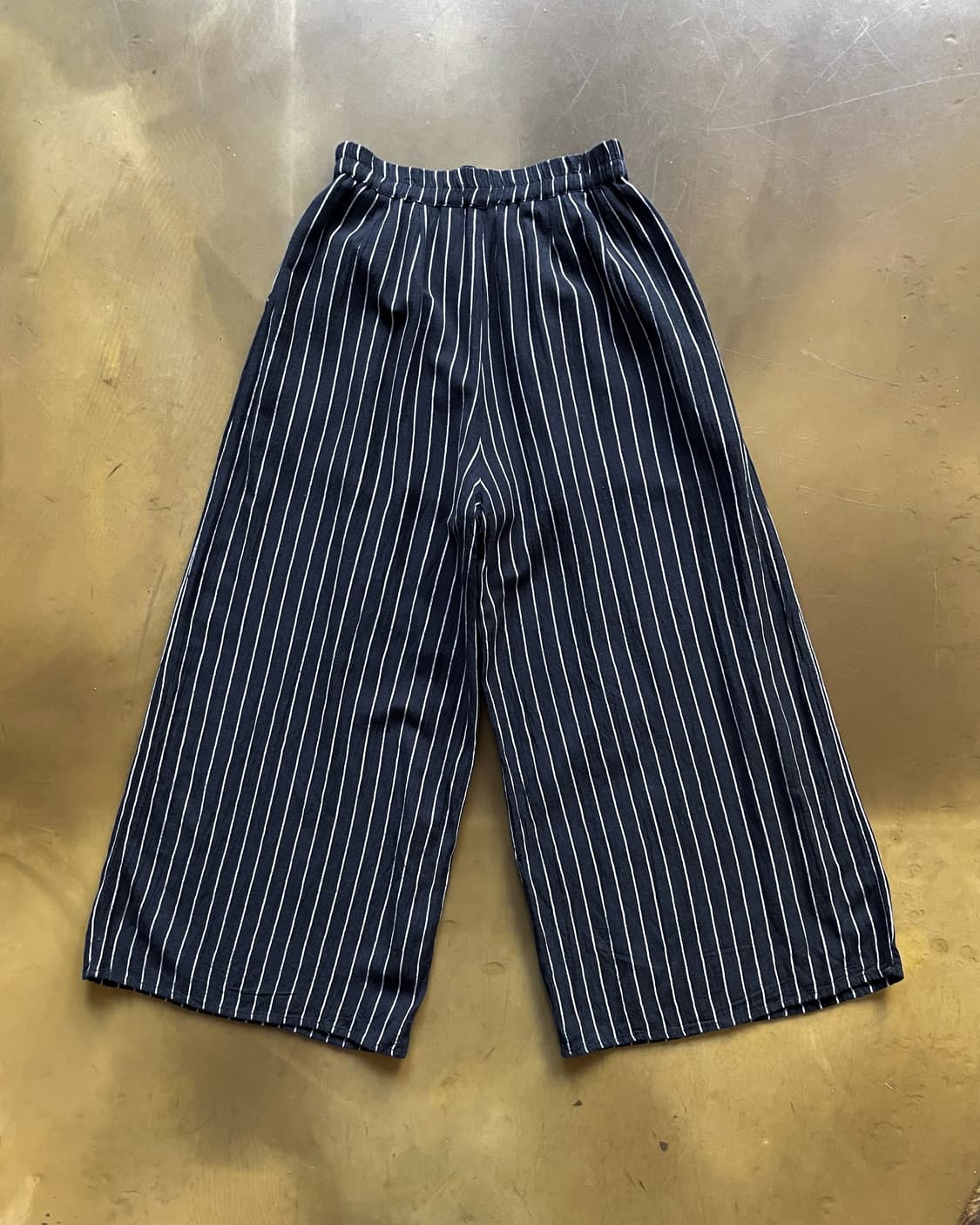 Jpn Vintage Stripe Real Wide Linen Pants 상품이미지3