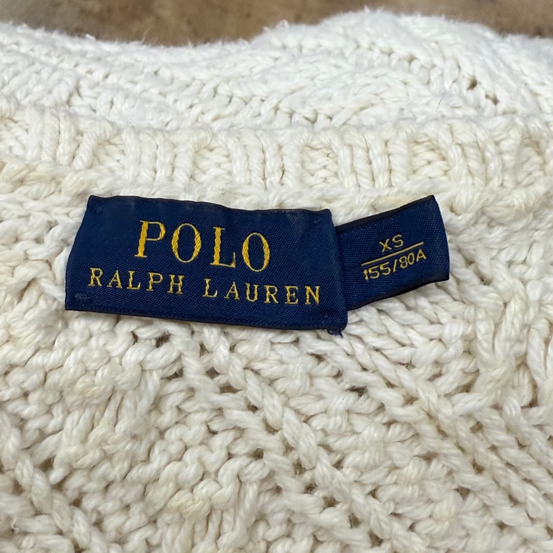 폴로 랄프로렌 라운드넥 꽈배기 니트  상품이미지5