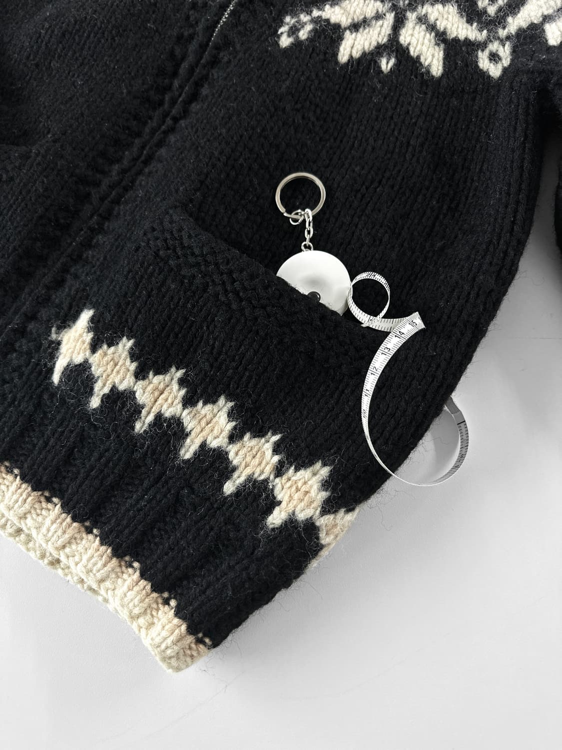 빈티지 눈꽃 코위찬 스웨터  상품이미지7