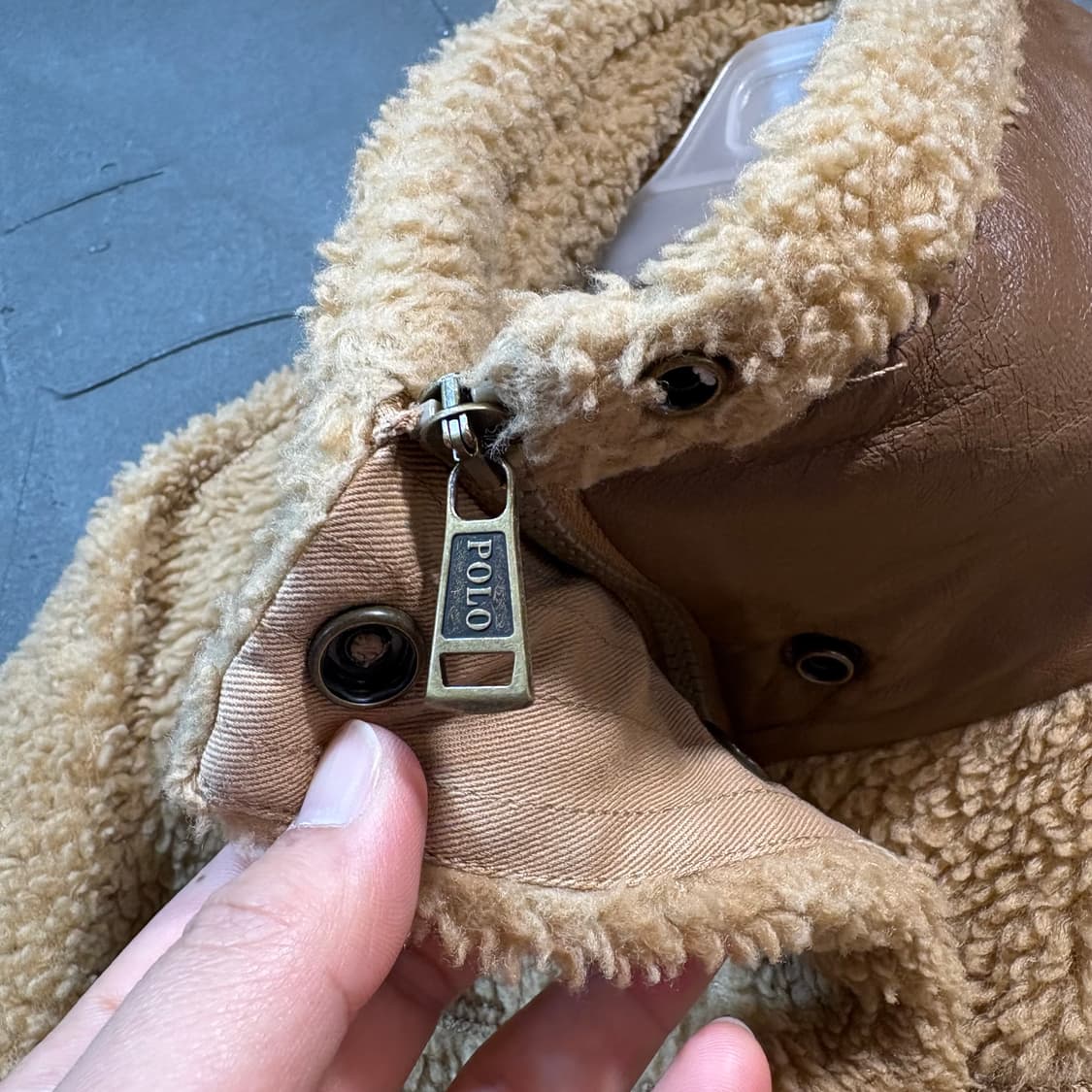 [M] POLO 폴로 랄프로렌 크롭 플리스 자켓 상품이미지3