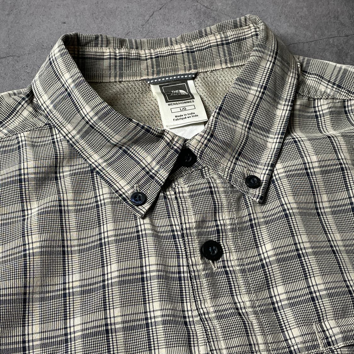 THE NORTH FACE 노스페이스 빈티지 그레이 체크셔츠 A00512 상품이미지2