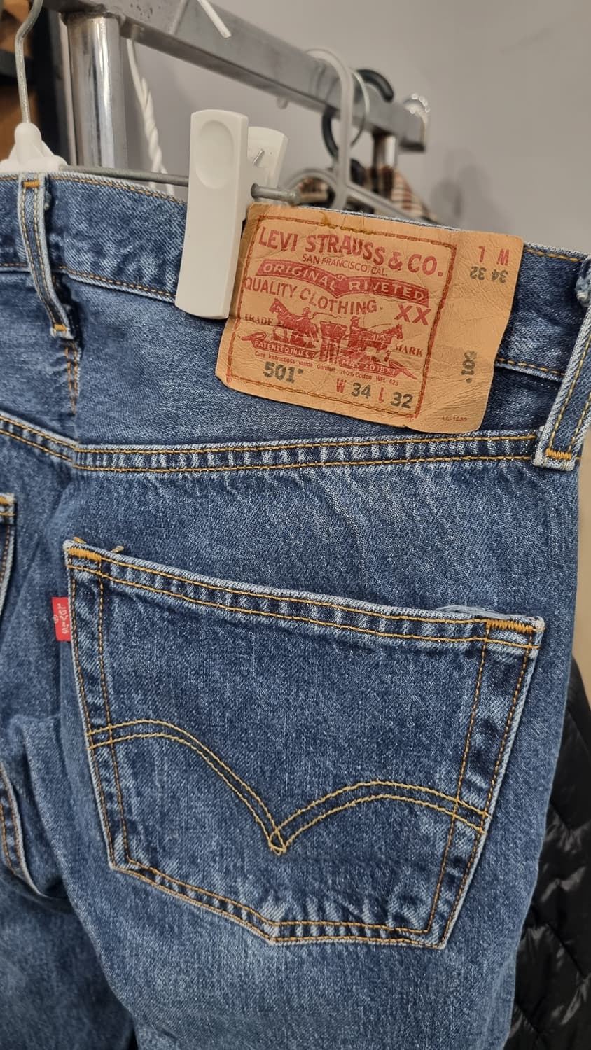 리바이스 레트로 (501) 34사이즈 얼룩 하자 없음 상품이미지3