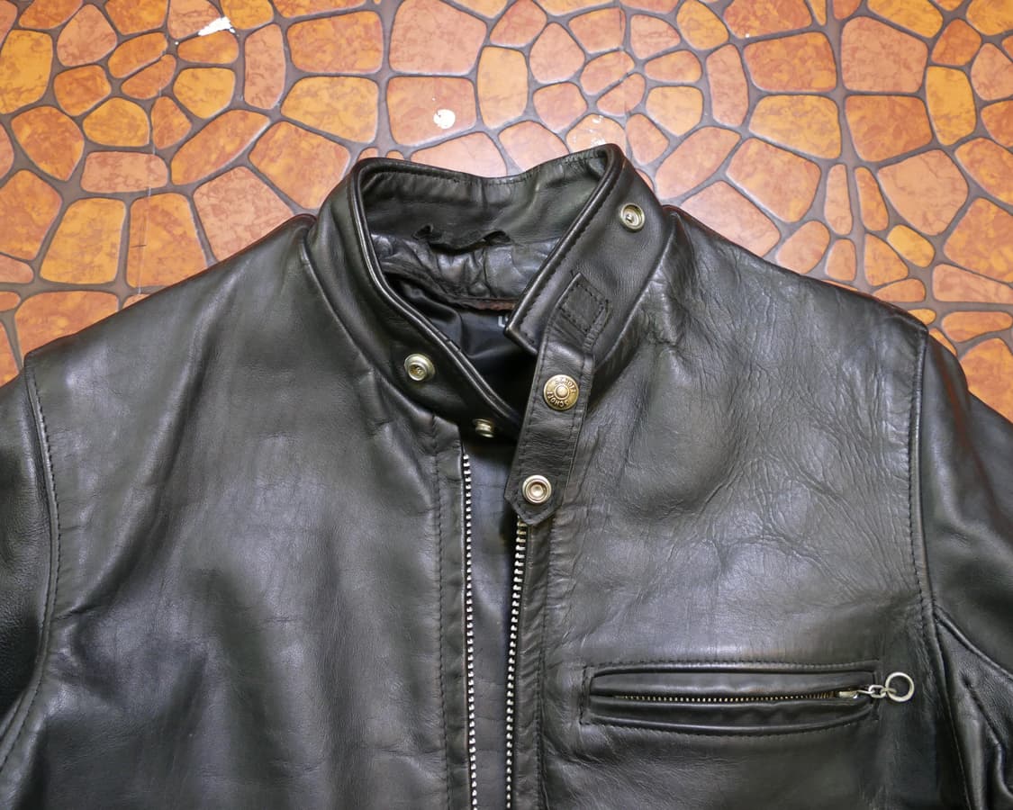 [M ]쇼트 Schott USA 빈티지 싱글 라이더 가죽자켓 상품이미지5