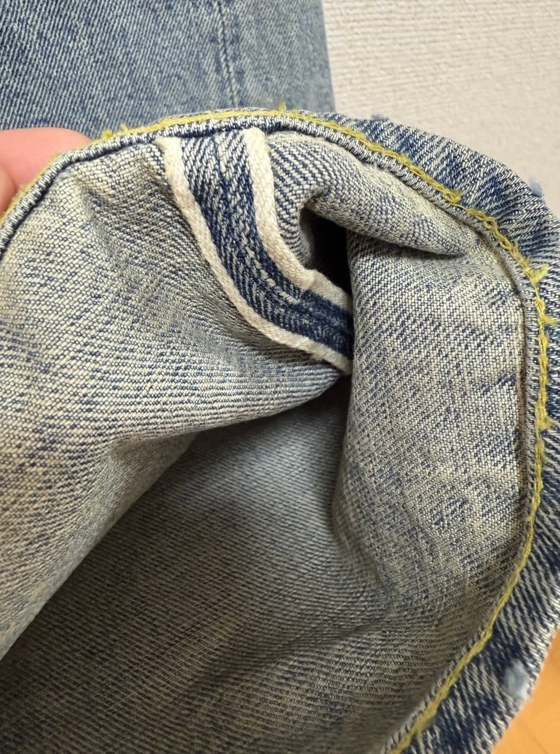 ents. 25SS Silk Selvage Denim pants (5) 상품이미지8