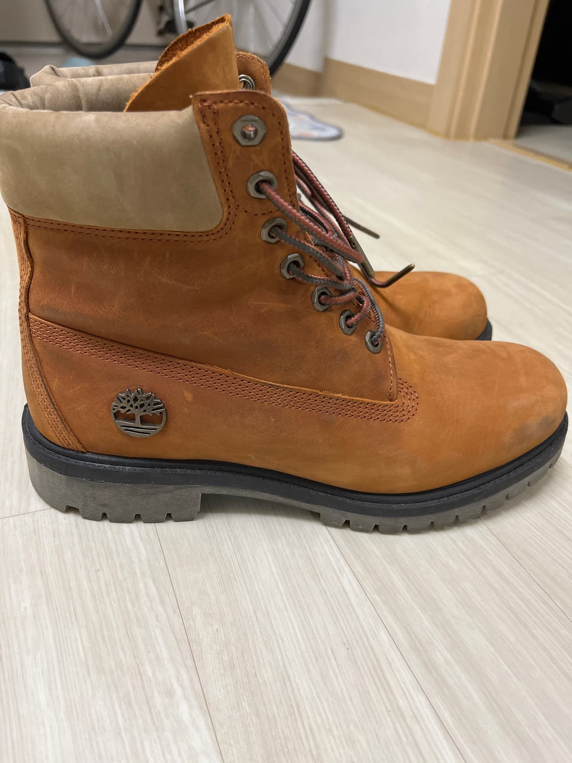 팀버랜드 6인치 레이스업 워터푸르프 브라운 270 상품이미지3