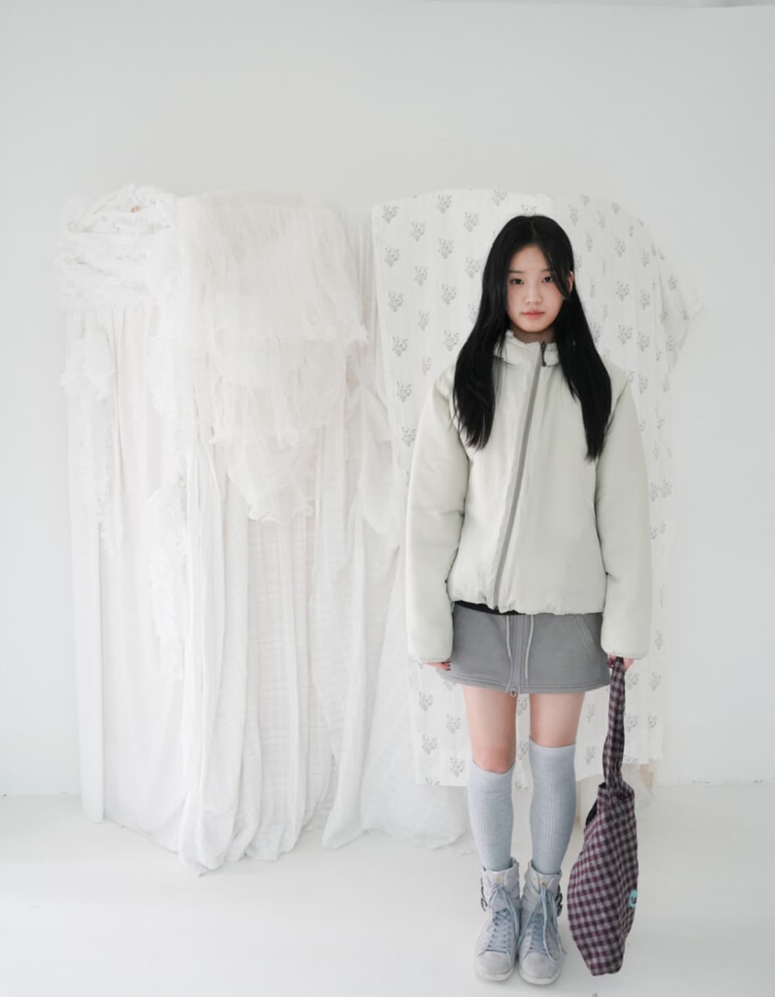 인앤양인하모니 리버서블 패딩 reversible padded jacket 상품이미지1