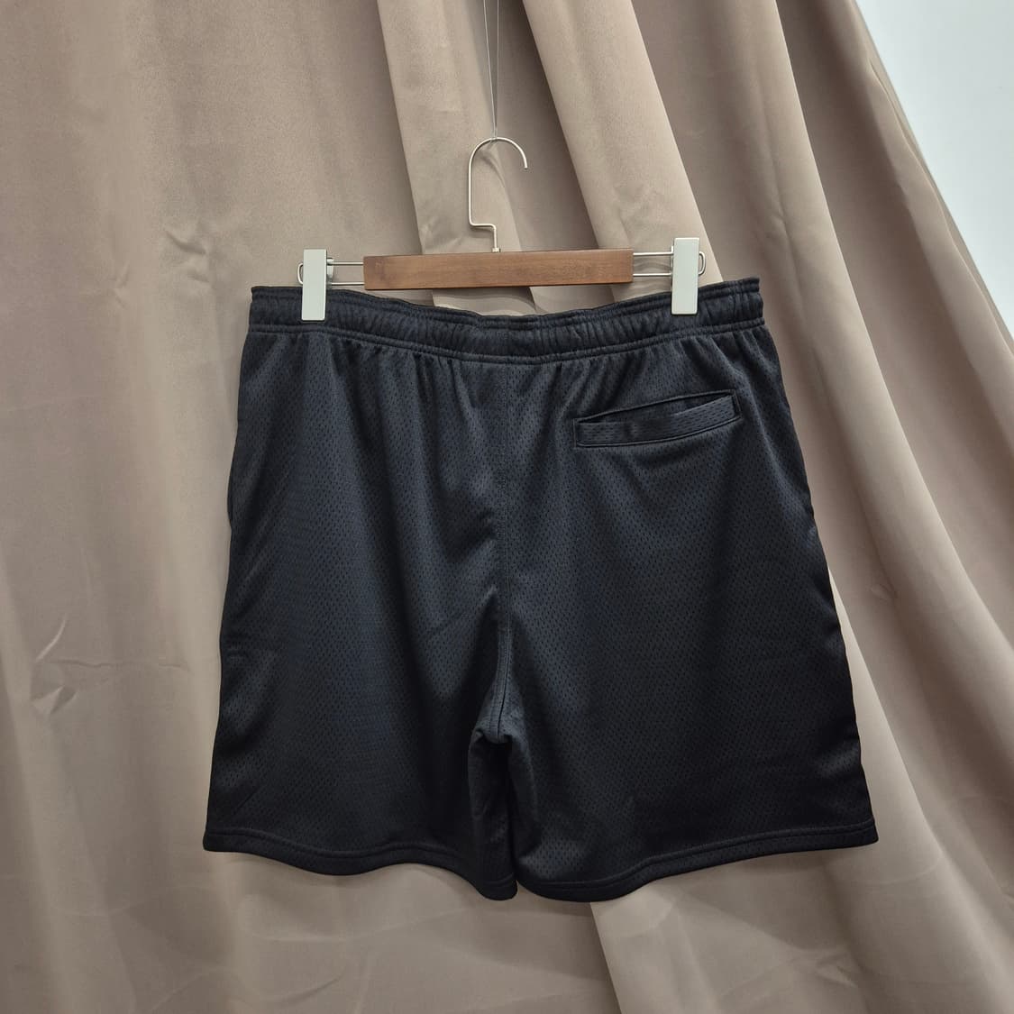 스투시 매쉬 쇼츠 빅 베이직 블랙 L 상품이미지3