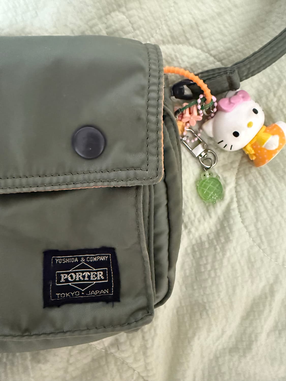 포터 탱커 숄더백 세이지 그린 상품이미지2