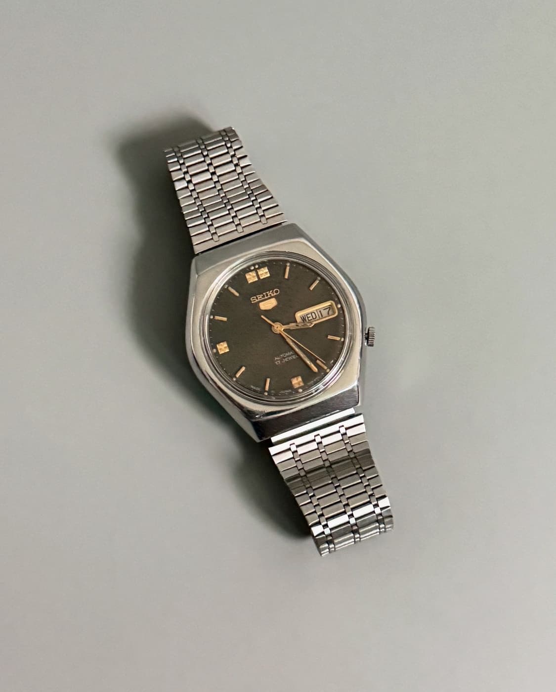 vintage SEIKO 5 Automatic metal watch 상품이미지1