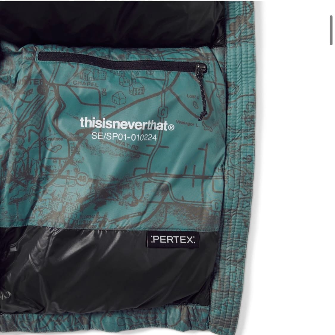 디스이즈네버댓 PERTEX® T 다운 자켓 XS 상품이미지4