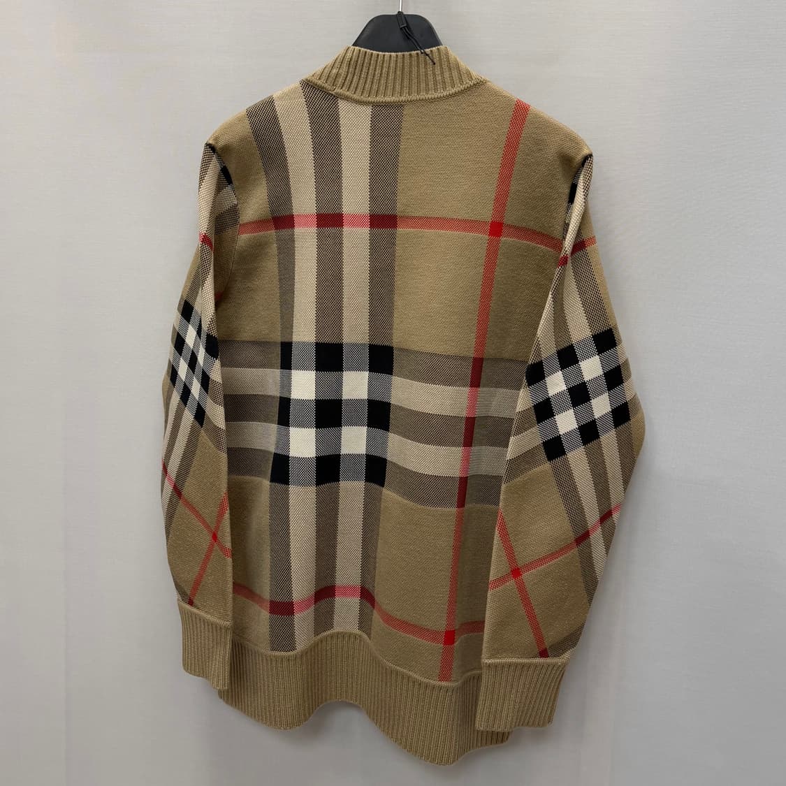 버버리 체크 울 블렌드 가디건 (95) 상품이미지5