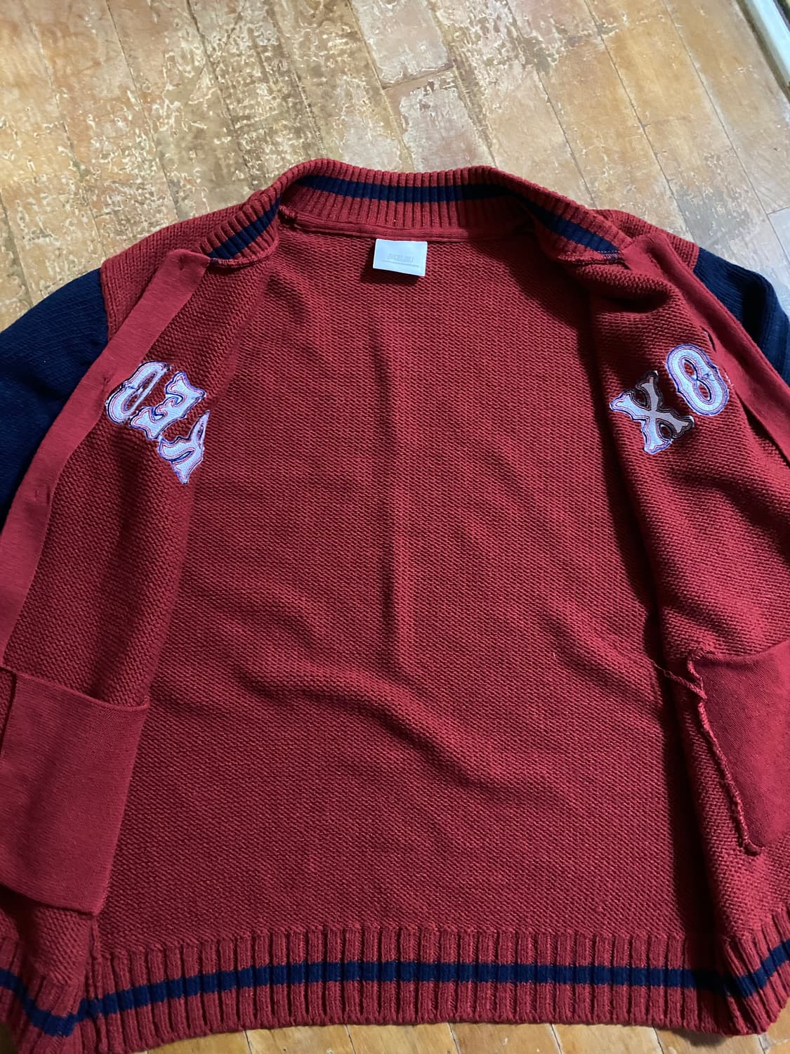 MLB 레드삭스 니트 가디건 105(XL) 상품이미지4