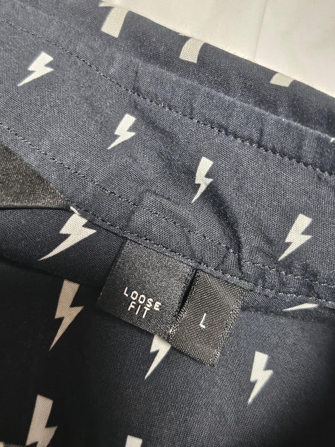 닐 바렛 썬더 긴팔 셔츠 루즈핏 L 상품이미지3