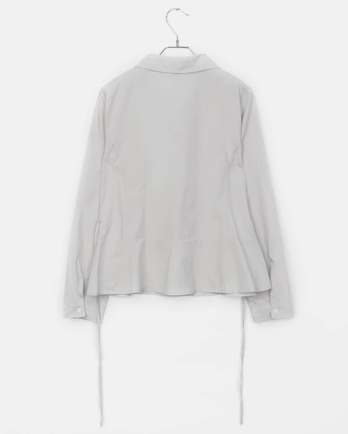 핀턱 버튼 긴팔 셔츠 그레이 상품이미지7