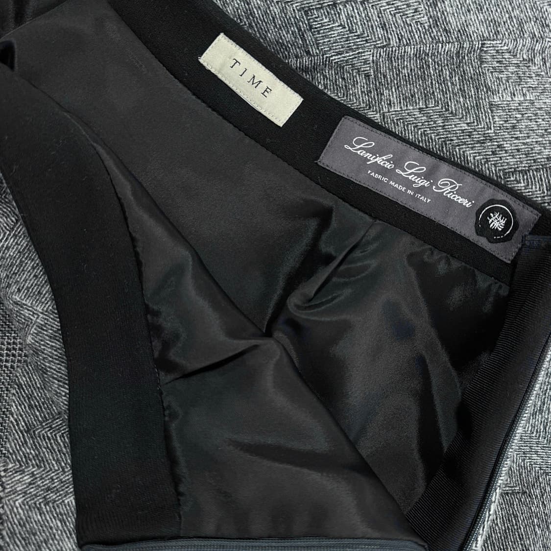 타임 TIME 체크 플레어 스커트 상품이미지2