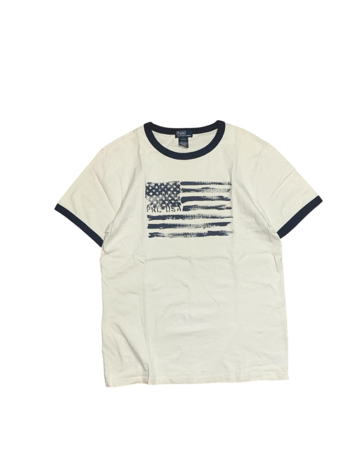 폴로 랄프로렌 성조기 링거 반팔 티셔츠 상품이미지1