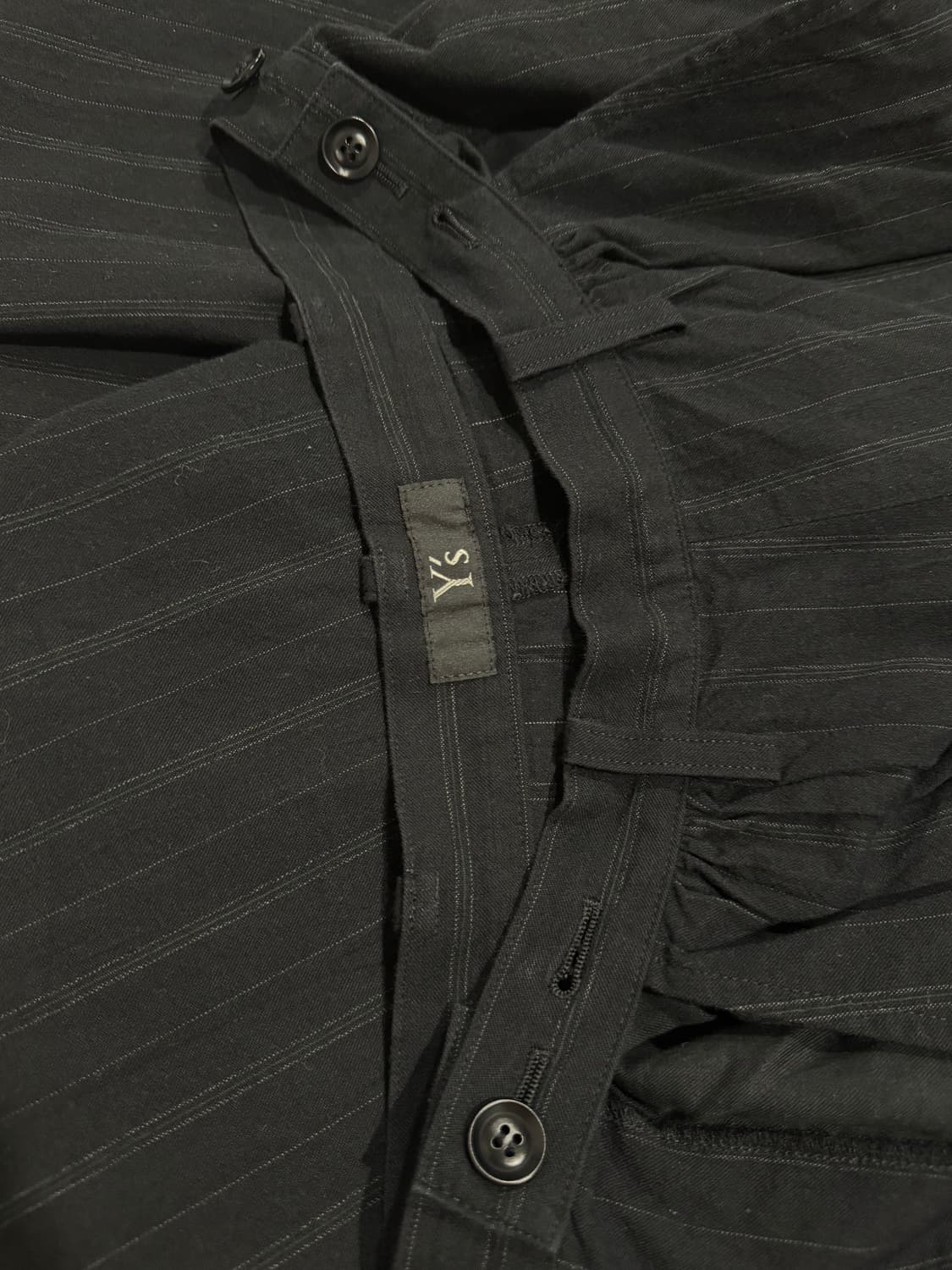 요지야마모토 스트라이프 하카마 팬츠 상품이미지7