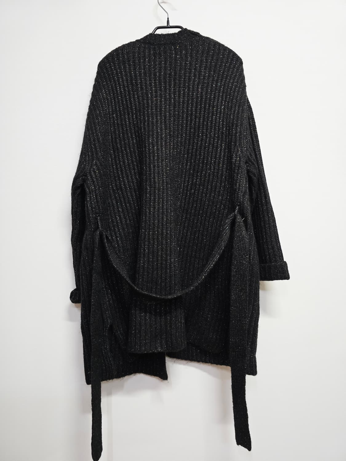 폴앤조 블랙 롱 가디건 니트88~99 상품이미지5