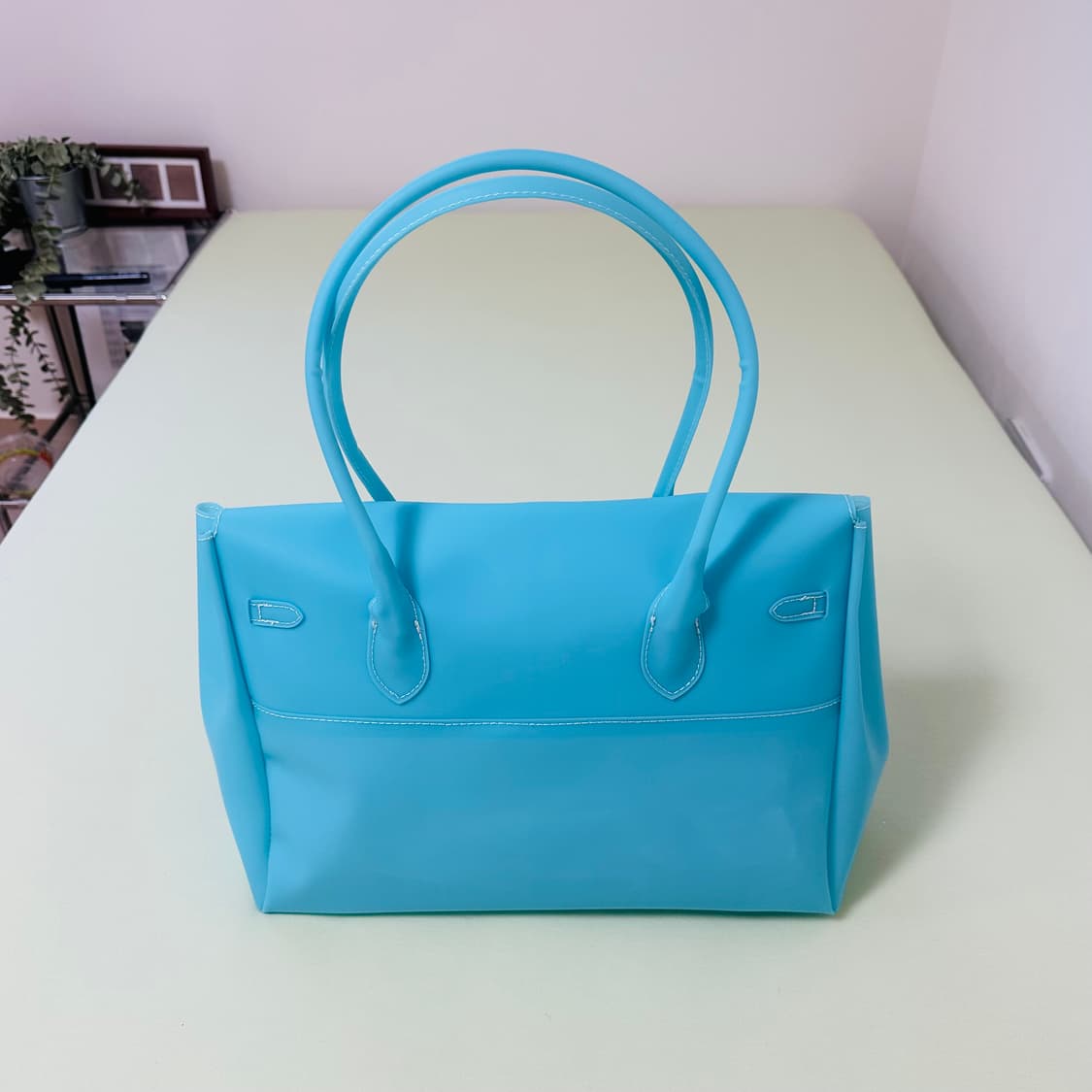 바로배송🩵키키 블루 젤리버킨백🩵 상품이미지3