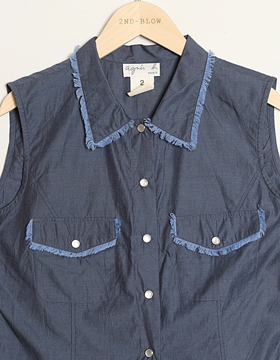 agnes b Sleeveless Shirts 상품이미지2