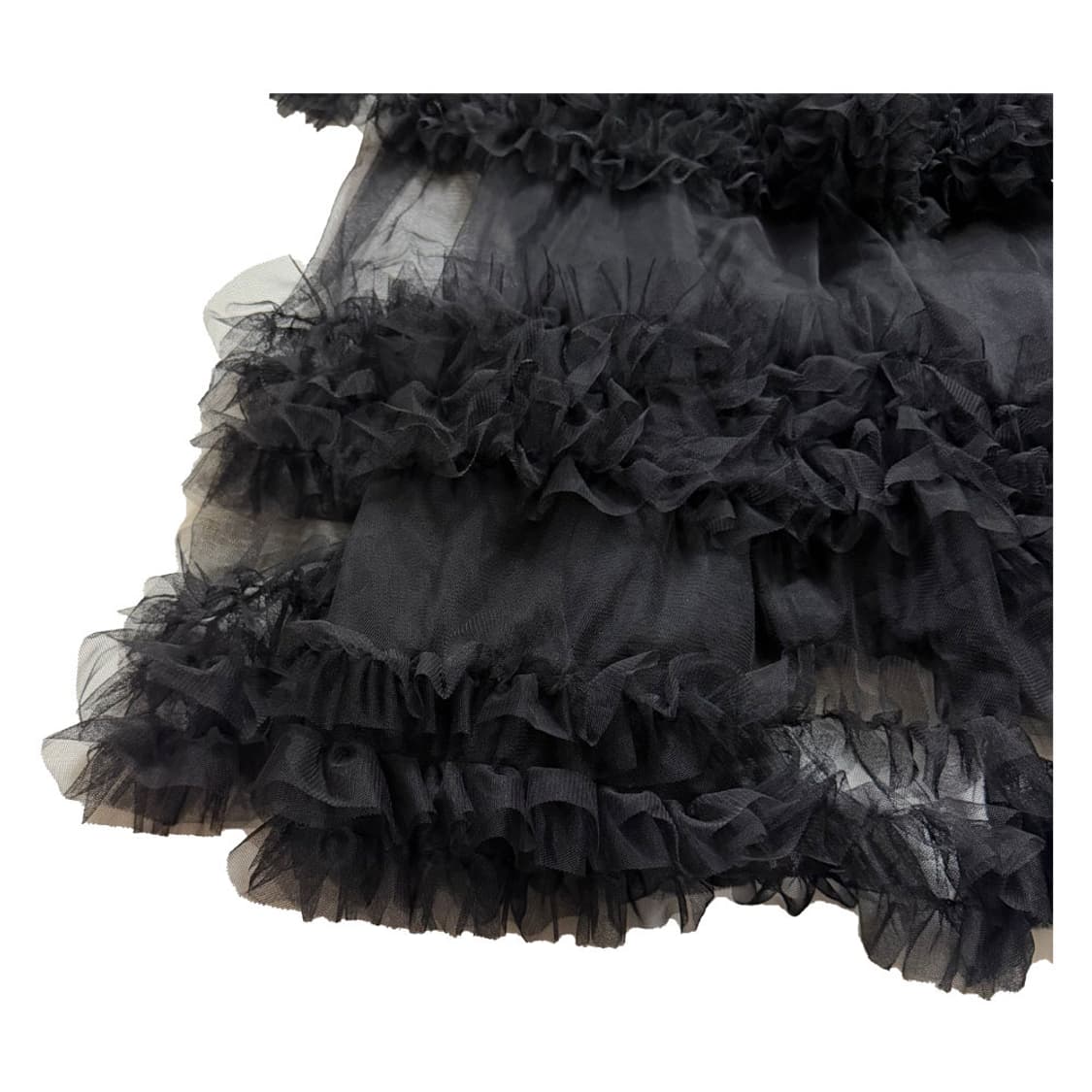 새상품 5단 캉캉 롱스커트 (블랙) 상품이미지2